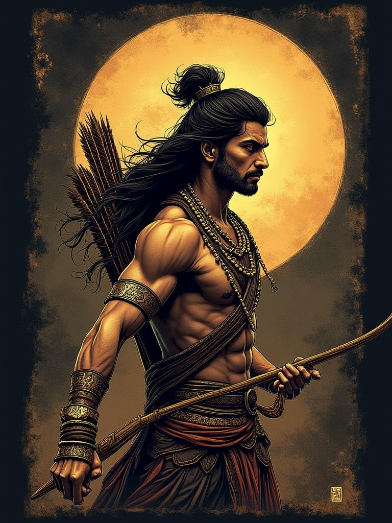 The Warrior Spirit of Arjuna – A Modern Tribute to the Bhagavad Gita