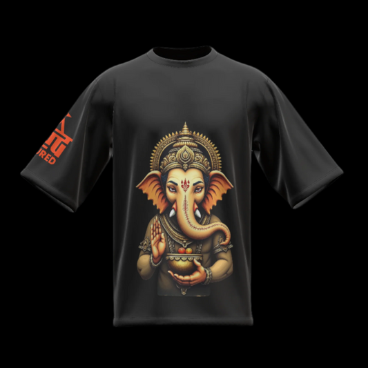 Ganesh Ji T-Shirt – Embrace the Divine Energy with Style